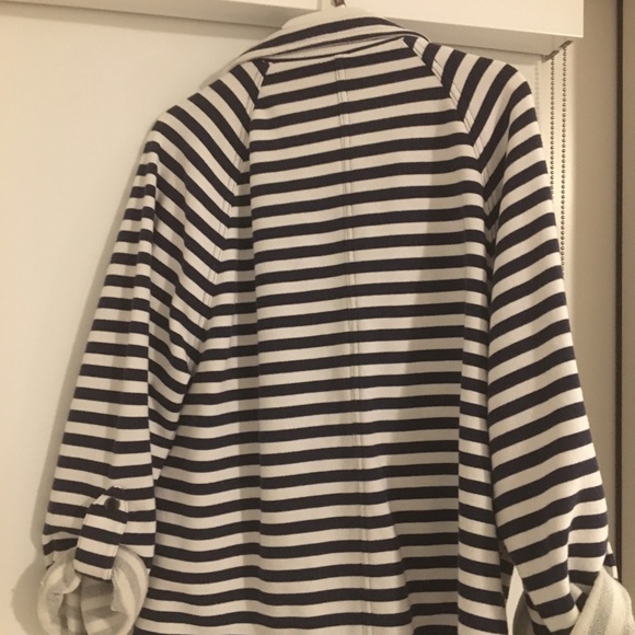 Liz Claiborne Jacket/Navy Blue and white - Picture 3 of 6